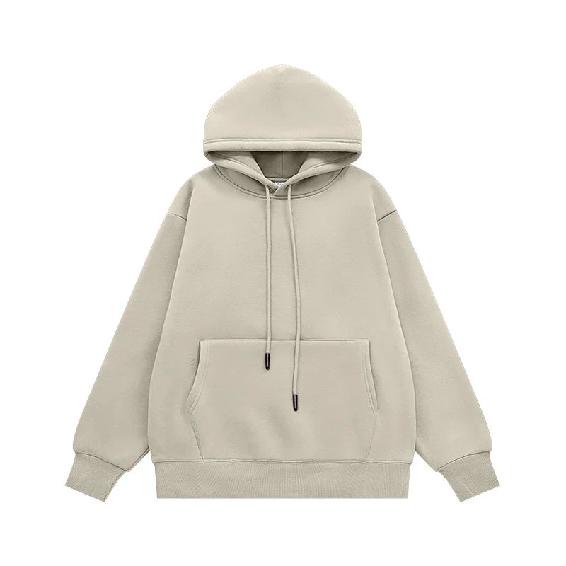 Sweat à capuche en molleton 350 g – Couleur unie