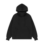 Sweat-shirt à capuche coupe-vent en polaire 350g pour homme