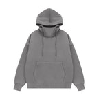 Sweat-shirt à capuche coupe-vent en polaire 350g pour homme