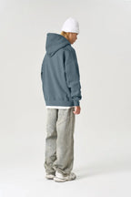 Sweat-shirt à capuche coupe-vent en polaire 350g pour homme