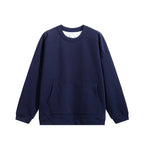 Sweat-shirt ras du cou en molleton extensible quadridirectionnel 410 g pour homme