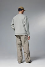 Sweat-shirt ras du cou en molleton extensible quadridirectionnel 410 g pour homme