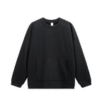 Sweat-shirt ras du cou en molleton extensible quadridirectionnel 410 g pour homme