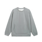Sweat-shirt ras du cou en molleton extensible quadridirectionnel 410 g pour homme