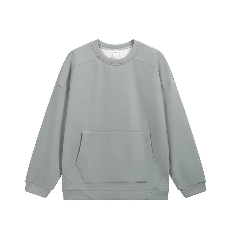 Sweat-shirt ras du cou en molleton extensible quadridirectionnel 410 g pour homme
