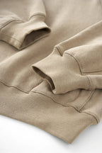 Sweat-shirt unisexe à manches chauve-souris en tricot chaîne horizontal