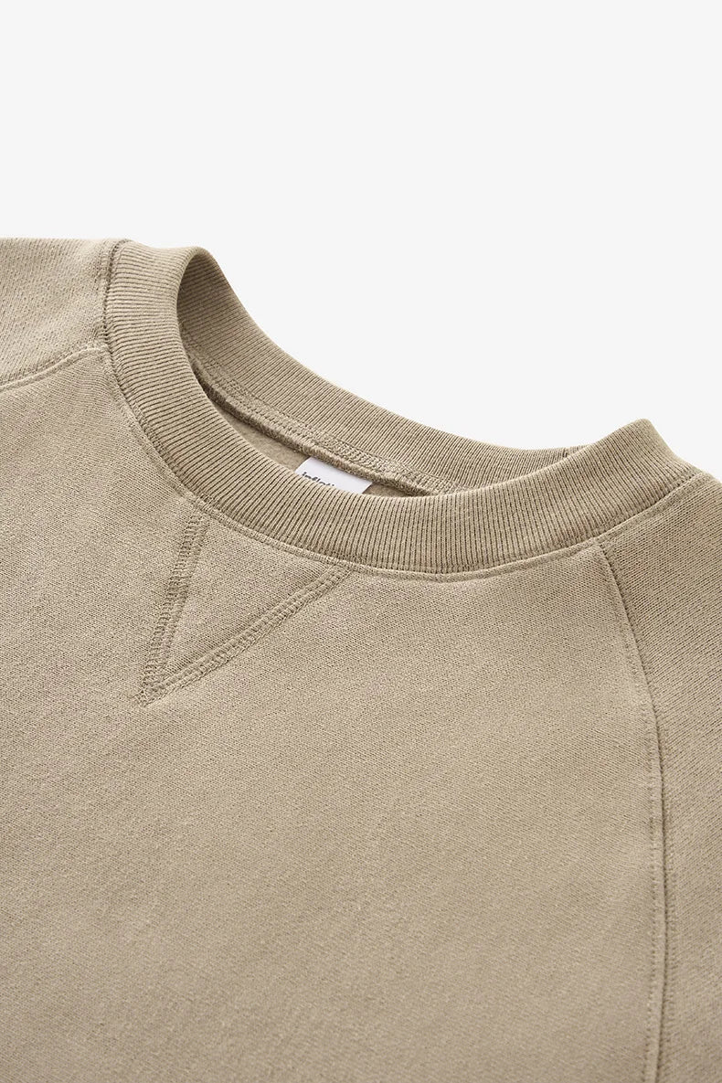 Sweat-shirt unisexe à manches chauve-souris en tricot chaîne horizontal