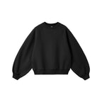 Sweat-shirt unisexe à manches chauve-souris en tricot chaîne horizontal