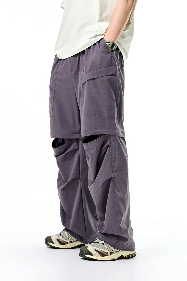 COOLMAX Convertible Cargo Pants UPF50+ Sun Protection Outdoor Trousers