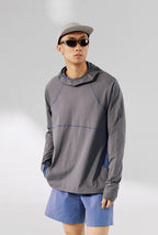 COOLMAX® "Breathable" Hooded Tech Tee — Ultra-Light Outdoor Hoodie