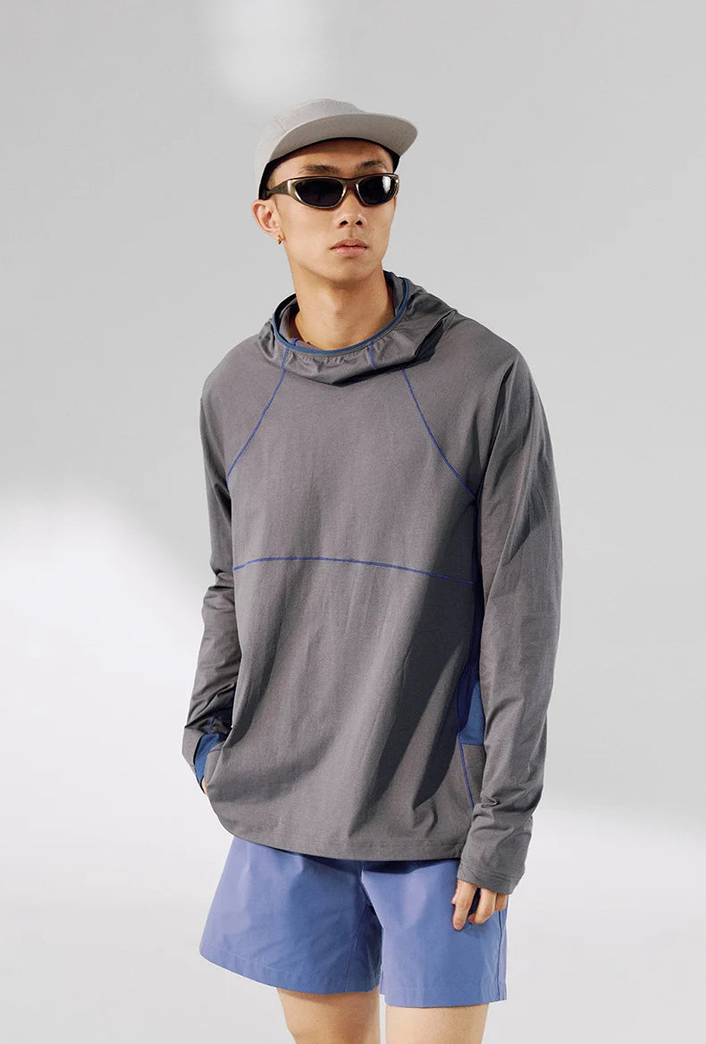 COOLMAX® "Breathable" Hooded Tech Tee — Ultra-Light Outdoor Hoodie