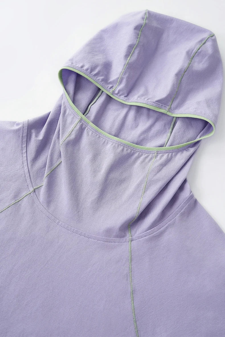 COOLMAX® "Breathable" Hooded Tech Tee — Ultra-Light Outdoor Hoodie