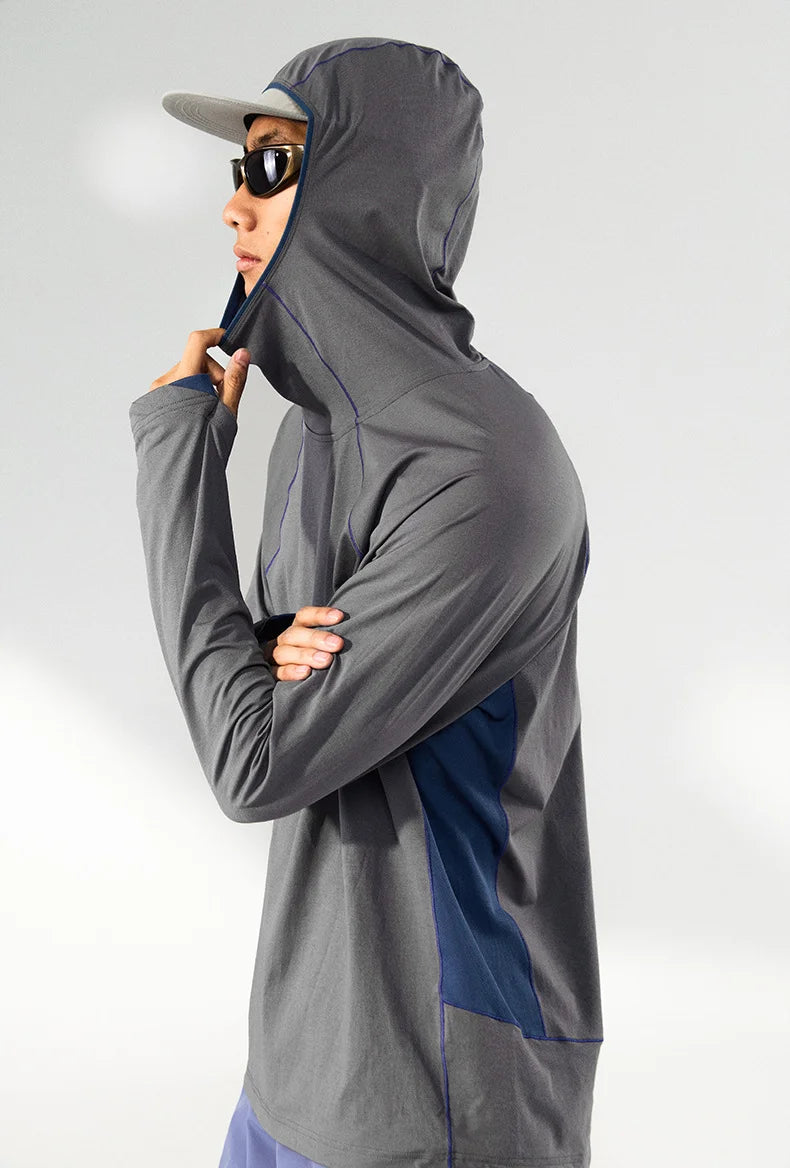 COOLMAX® "Breathable" Hooded Tech Tee — Ultra-Light Outdoor Hoodie