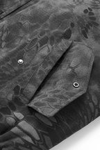 Men's Oversize Camouflage Bomber Stand Collar Jacket