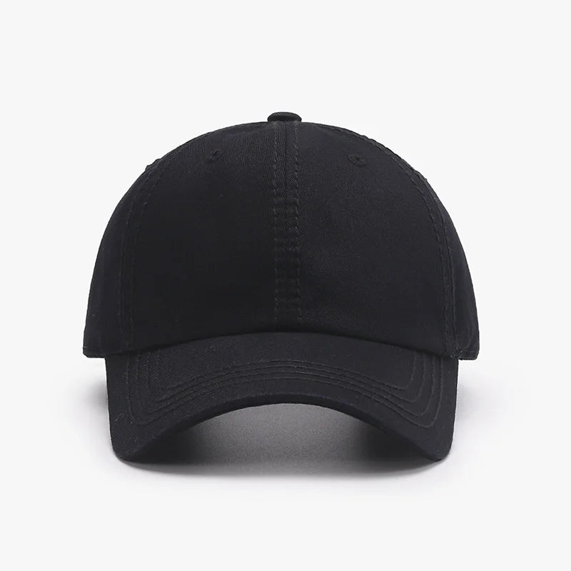 Casquette de baseball classique unie coupe décontractée