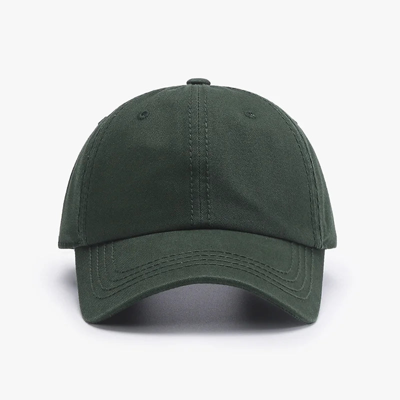 Casquette de baseball classique unie coupe décontractée