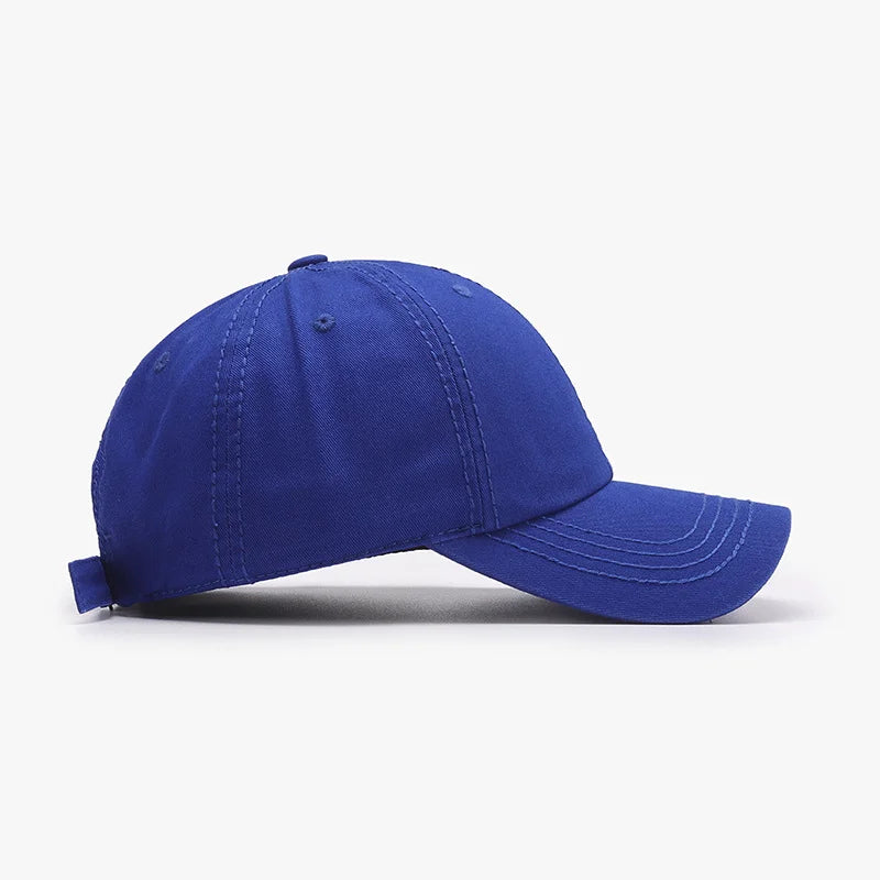 Classic Solid Color Relaxed Fit Baseball Cap