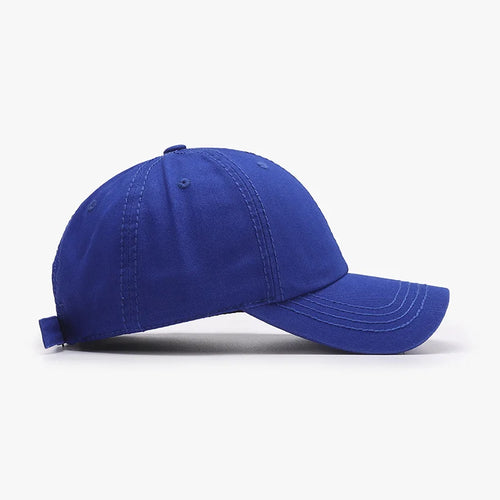 Casquette de baseball classique unie coupe décontractée