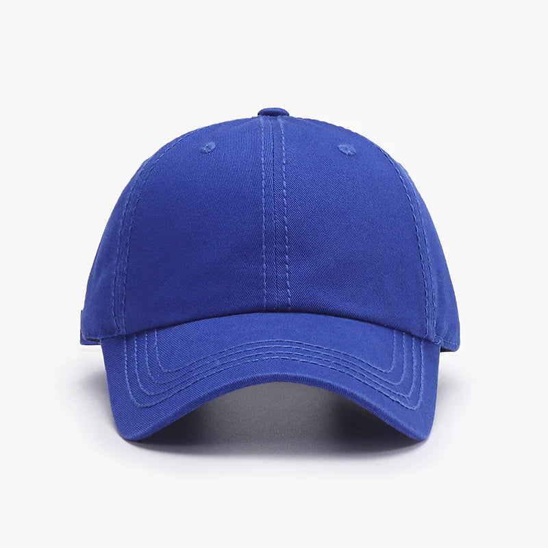 Casquette de baseball classique unie coupe décontractée