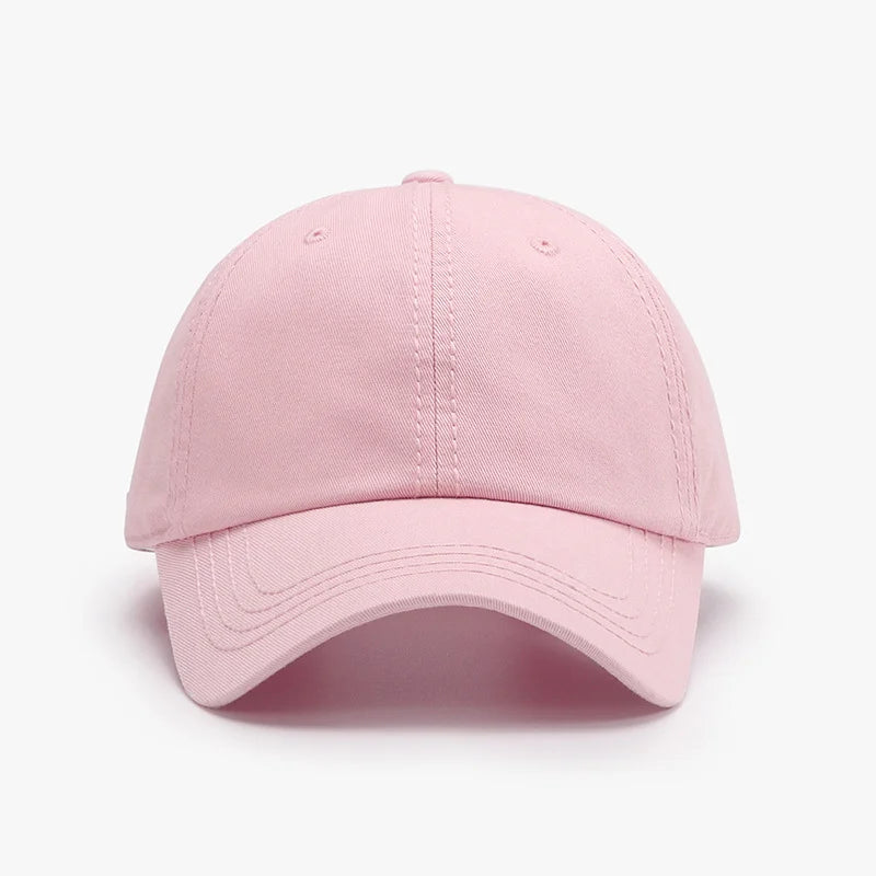 Casquette de baseball classique unie coupe décontractée