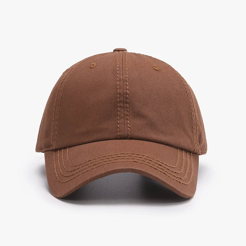Casquette de baseball classique unie coupe décontractée