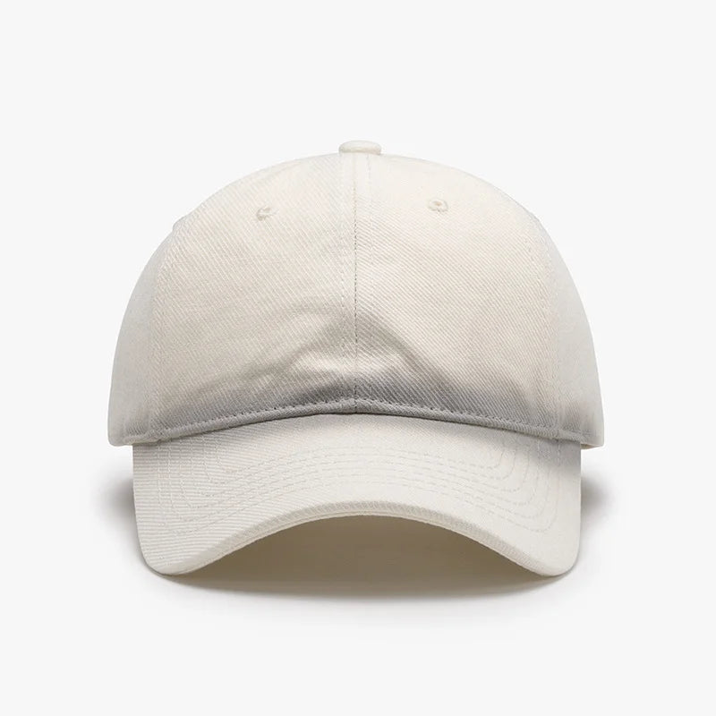 Color-Block Minimalist Soft Crown Baseball Cap