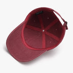 Casquette de baseball color block minimaliste à calotte souple