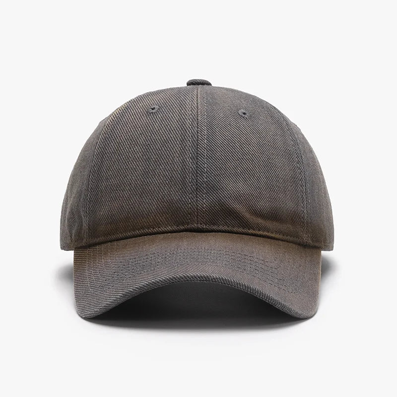 Casquette de baseball color block minimaliste à calotte souple