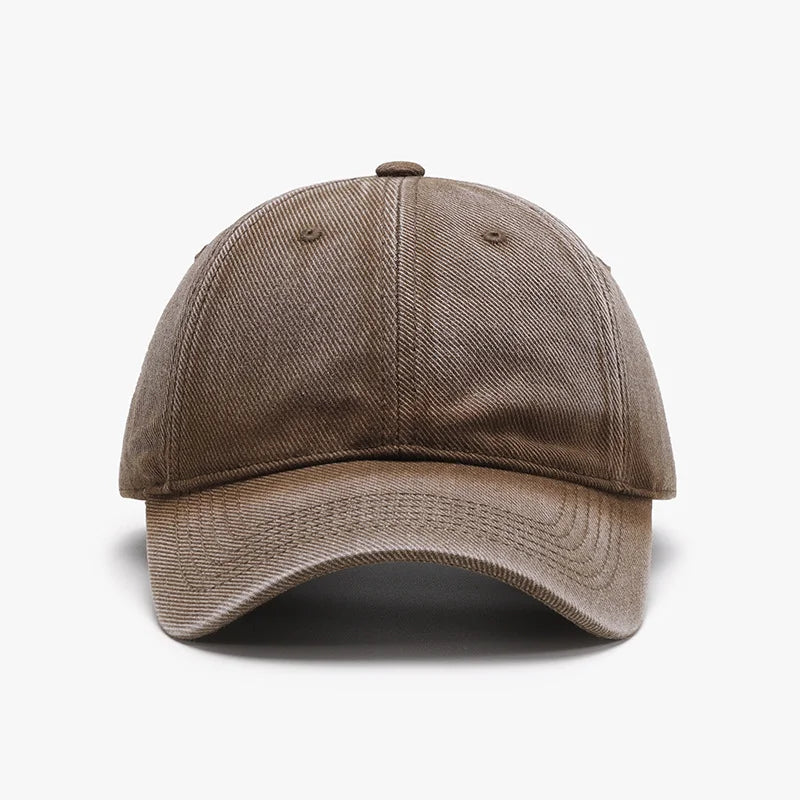 Casquette de baseball color block minimaliste à calotte souple