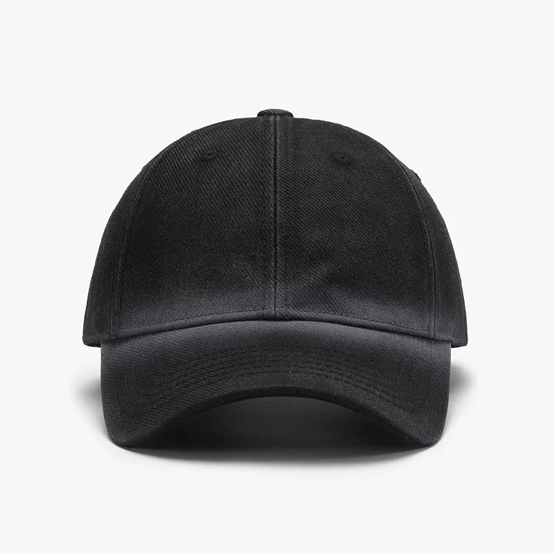 Casquette de baseball color block minimaliste à calotte souple