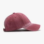 Casquette de baseball color block minimaliste à calotte souple