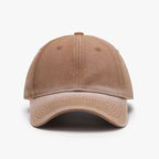 Casquette de baseball color block minimaliste à calotte souple