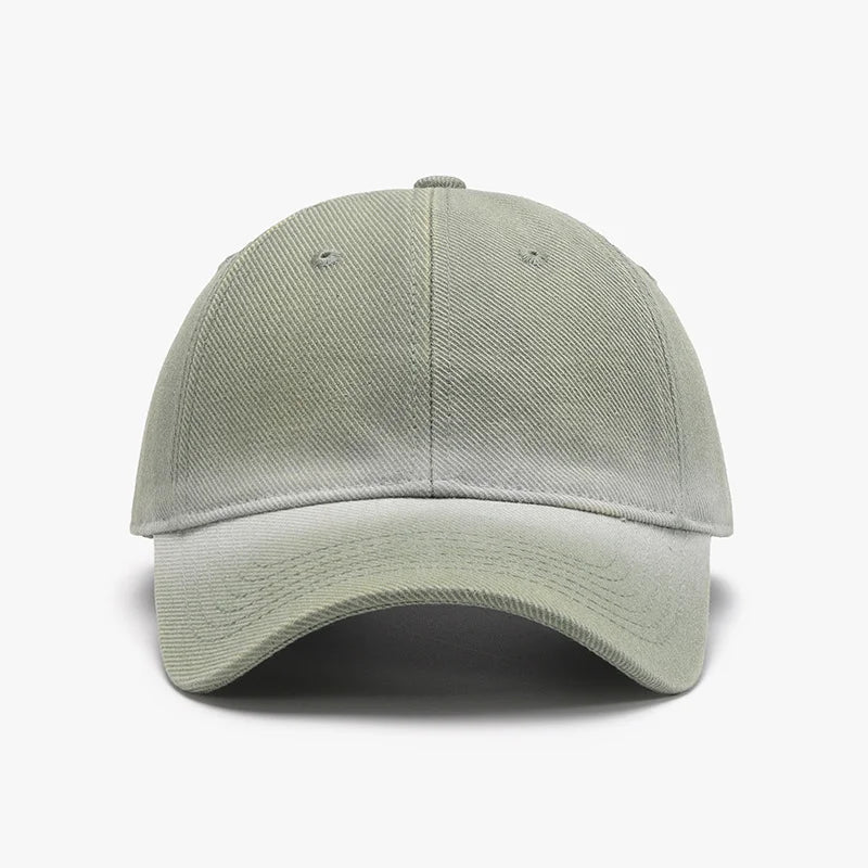 Color-Block Minimalist Soft Crown Baseball Cap