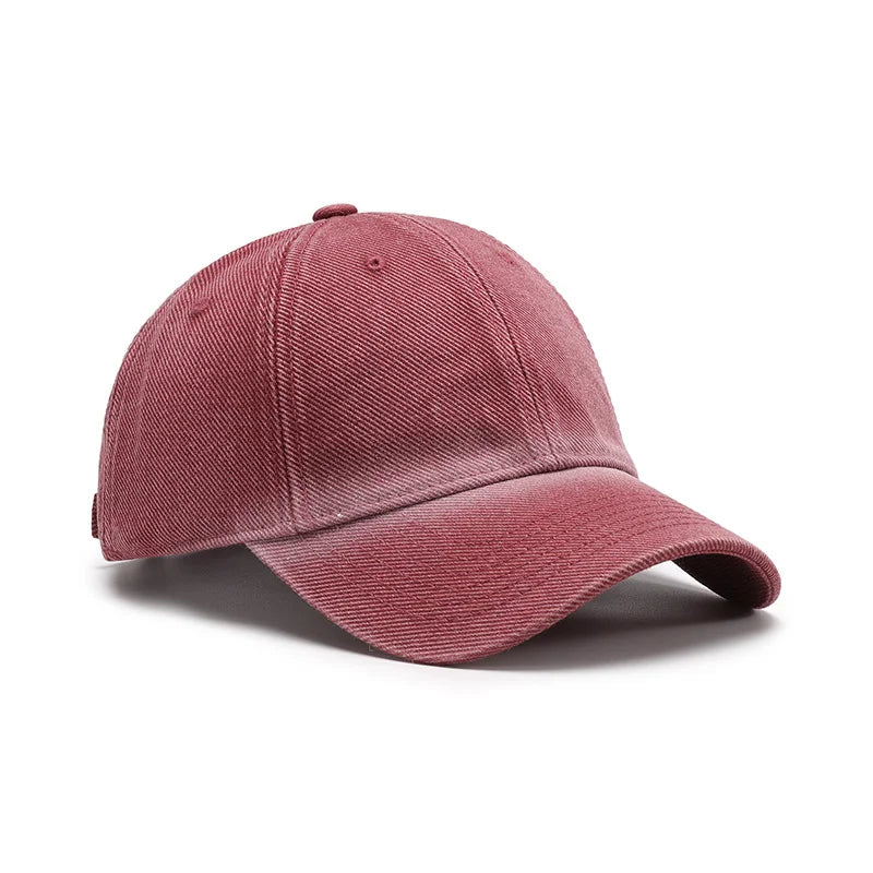 Casquette de baseball color block minimaliste à calotte souple