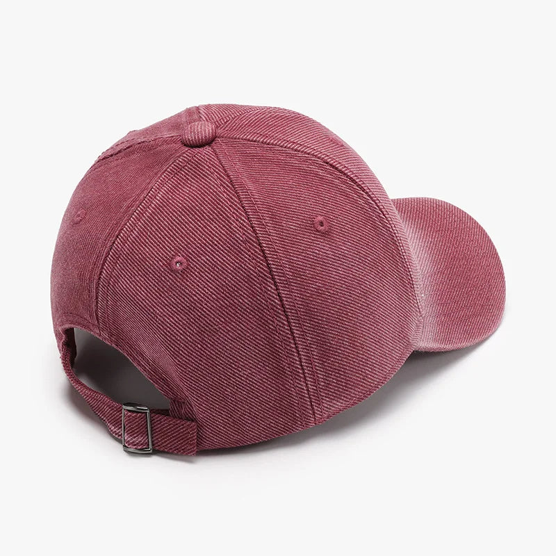 Color-Block Minimalist Soft Crown Baseball Cap