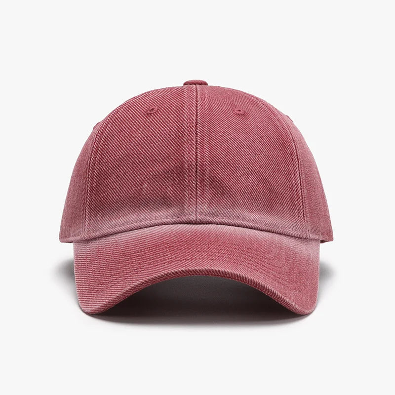 Casquette de baseball color block minimaliste à calotte souple
