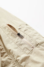 Men's Articulated Sleeves Cropped Flight Jacket – Plaid Colorblock