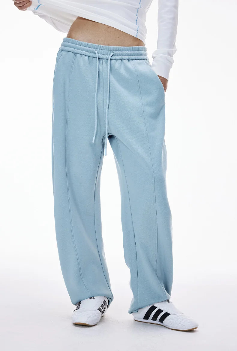 Ensemble sweat à capuche et pantalon de jogging non-genré en molleton déstructuré - F