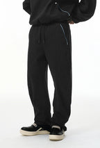 Ensemble sweat à capuche et pantalon de jogging non-genré en molleton déstructuré - F