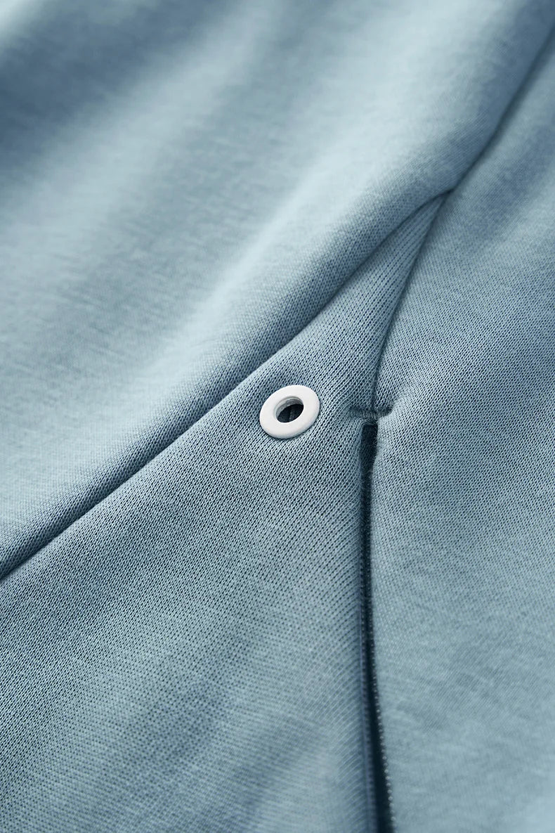 Ensemble sweat à capuche et pantalon de jogging non-genré en molleton déstructuré - F