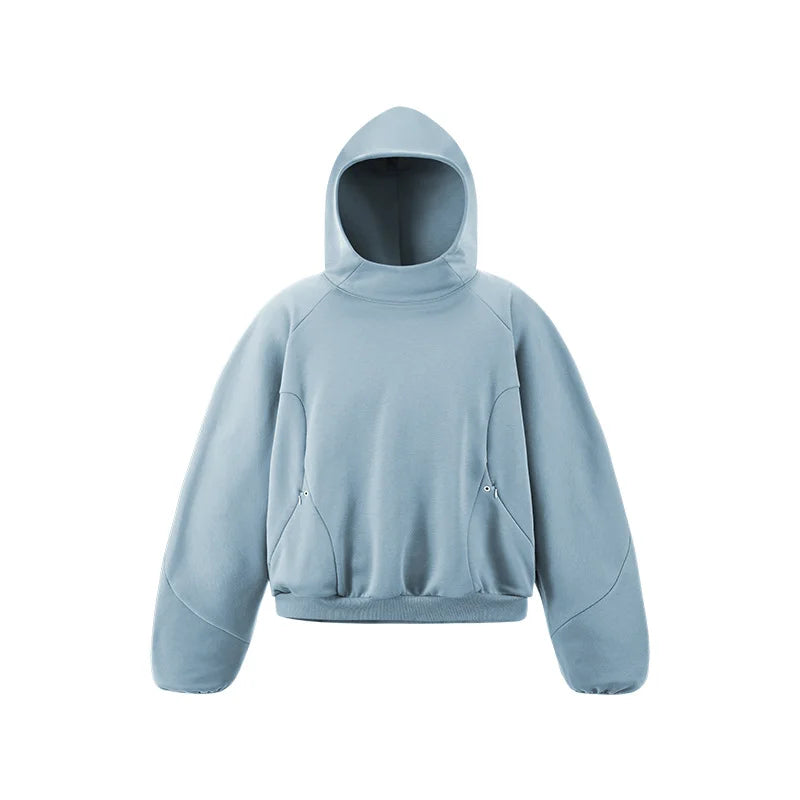 Ensemble sweat à capuche et pantalon de jogging non-genré en molleton déstructuré - F