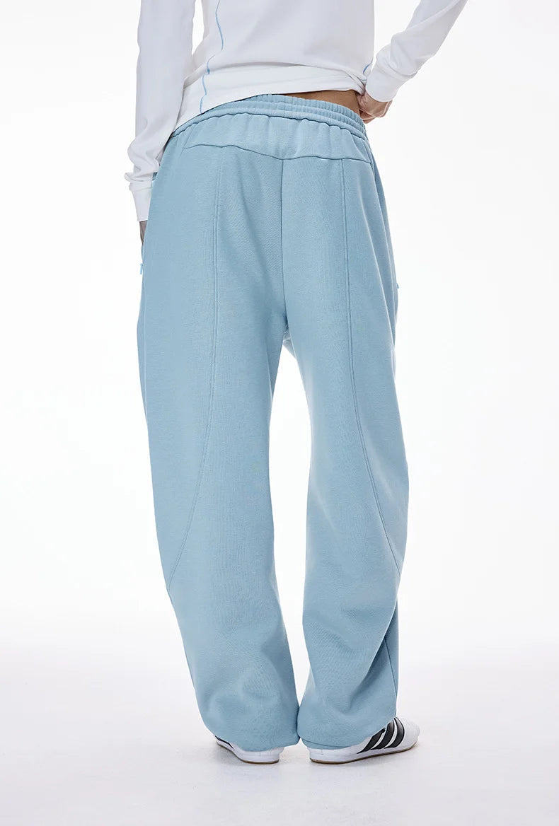 Ensemble sweat à capuche et pantalon de jogging non-genré en molleton déstructuré - F