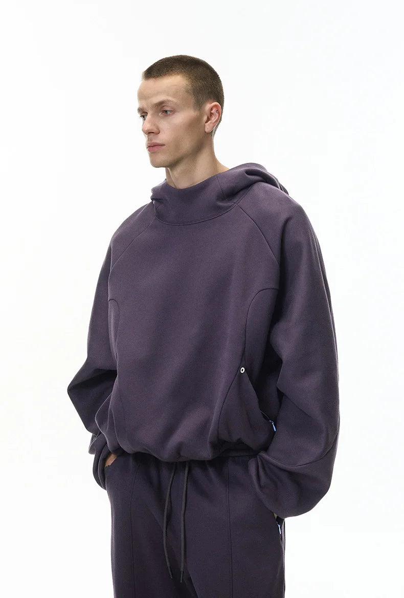 Ensemble sweat à capuche en molleton déstructuré unisexe et pantalon de survêtement