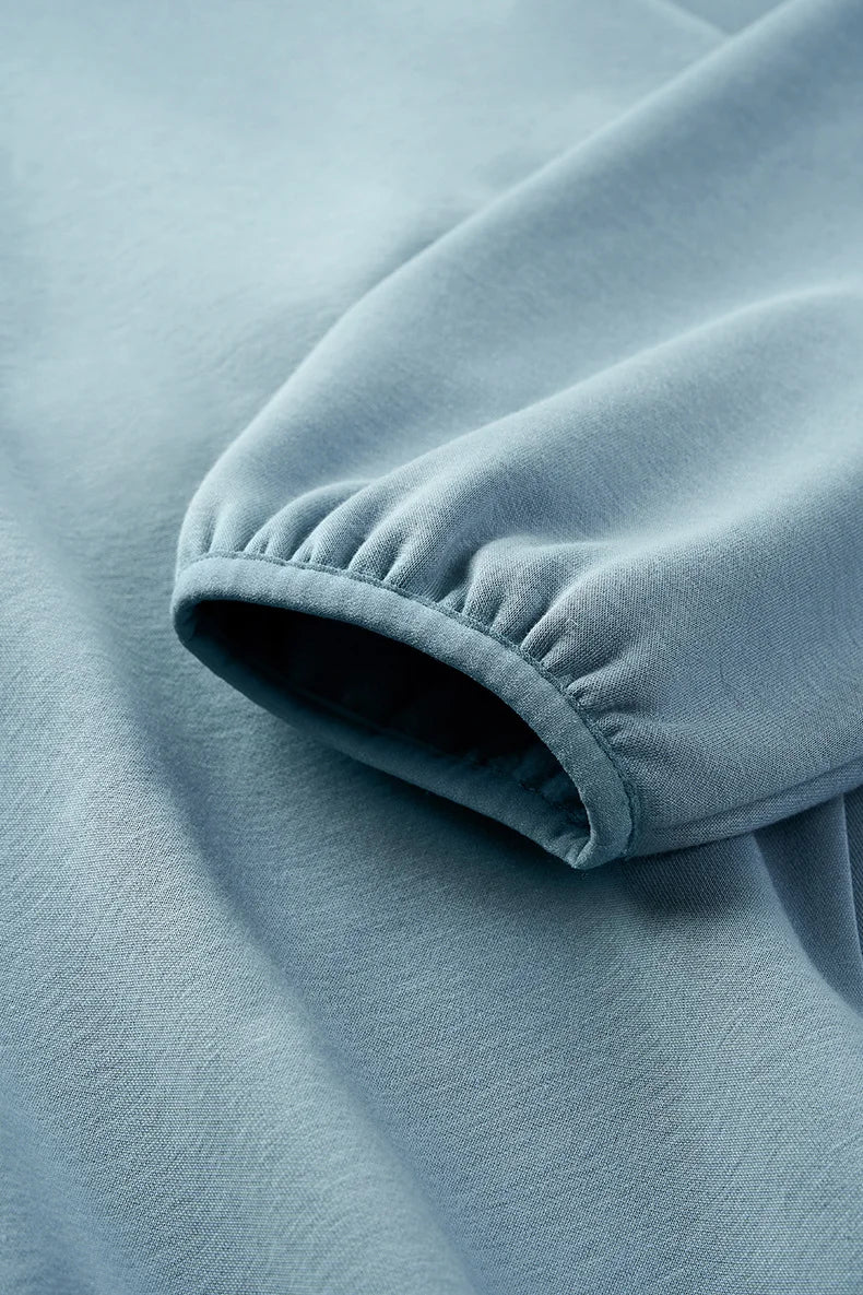 Ensemble sweat à capuche et pantalon de jogging non-genré en molleton déstructuré - F