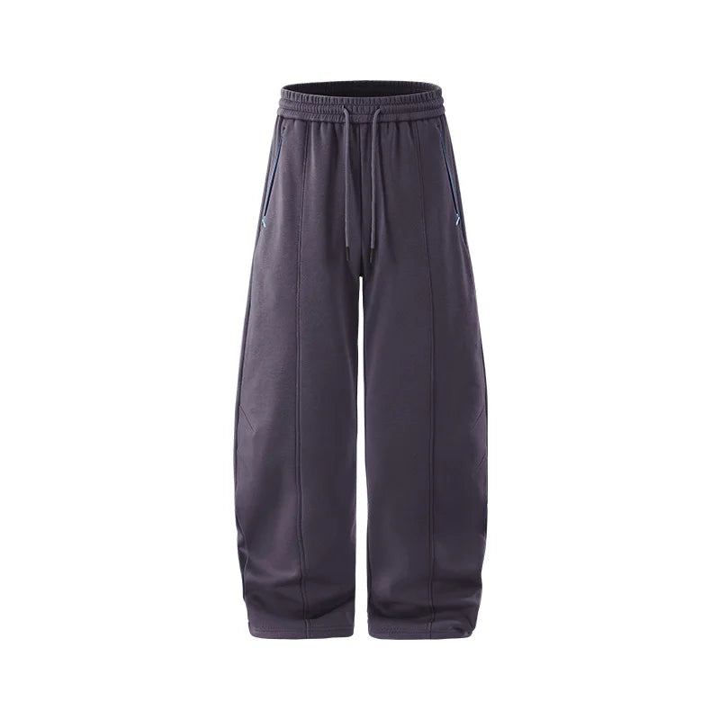 Ensemble sweat à capuche et pantalon de jogging non-genré en molleton déstructuré - F