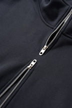 Veste polaire à capuche unisexe avec double fermeture éclair