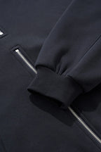 Veste polaire à capuche unisexe avec double fermeture éclair