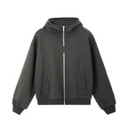 Veste polaire à capuche unisexe avec double fermeture éclair