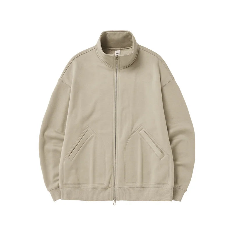 Veste zippée polaire col montant pour homme