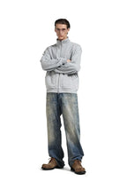 Veste zippée polaire col montant pour homme